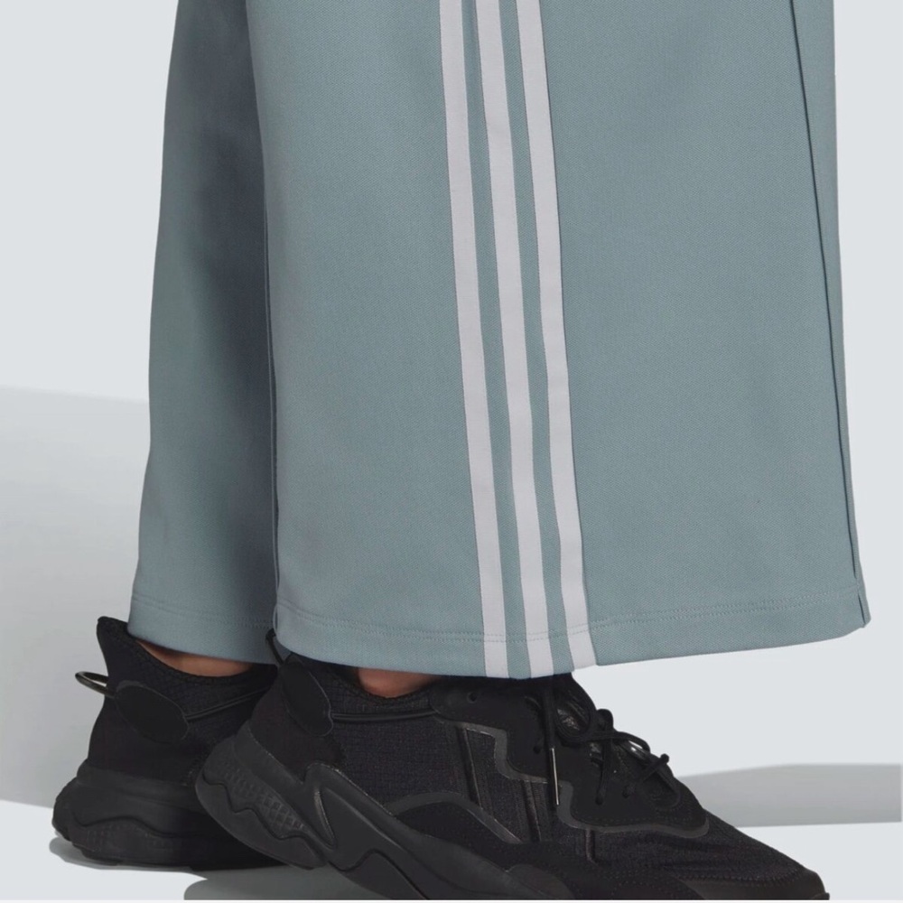 Adidas ADICOLOR CLASSIC Wide Leg TRACK PANT Sweat superstar firebird Women sz XL - Picture 8 of 10